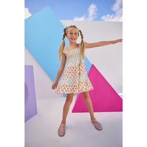 Bisby Twirl Dress - Multi Marigold NWT‎ Size 8